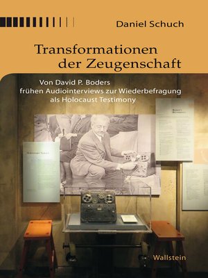 cover image of Transformationen der Zeugenschaft